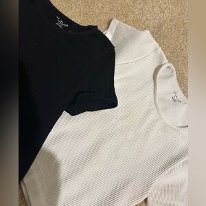 Urban outfitters black and white fitted t